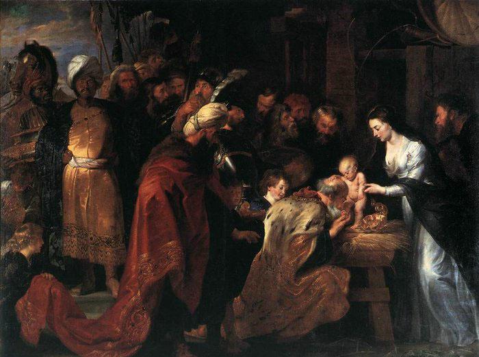 RUBENS, Pieter Pauwel Adoration of the Magi oil painting image
